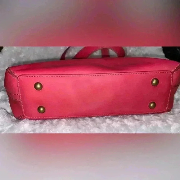 Fossil Leather Fuchsia Tote Bag - Picture 12 of 16